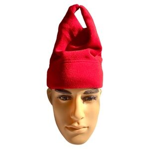 Red Fleece Unisex Hat for Men and Women by Gap in Size Large